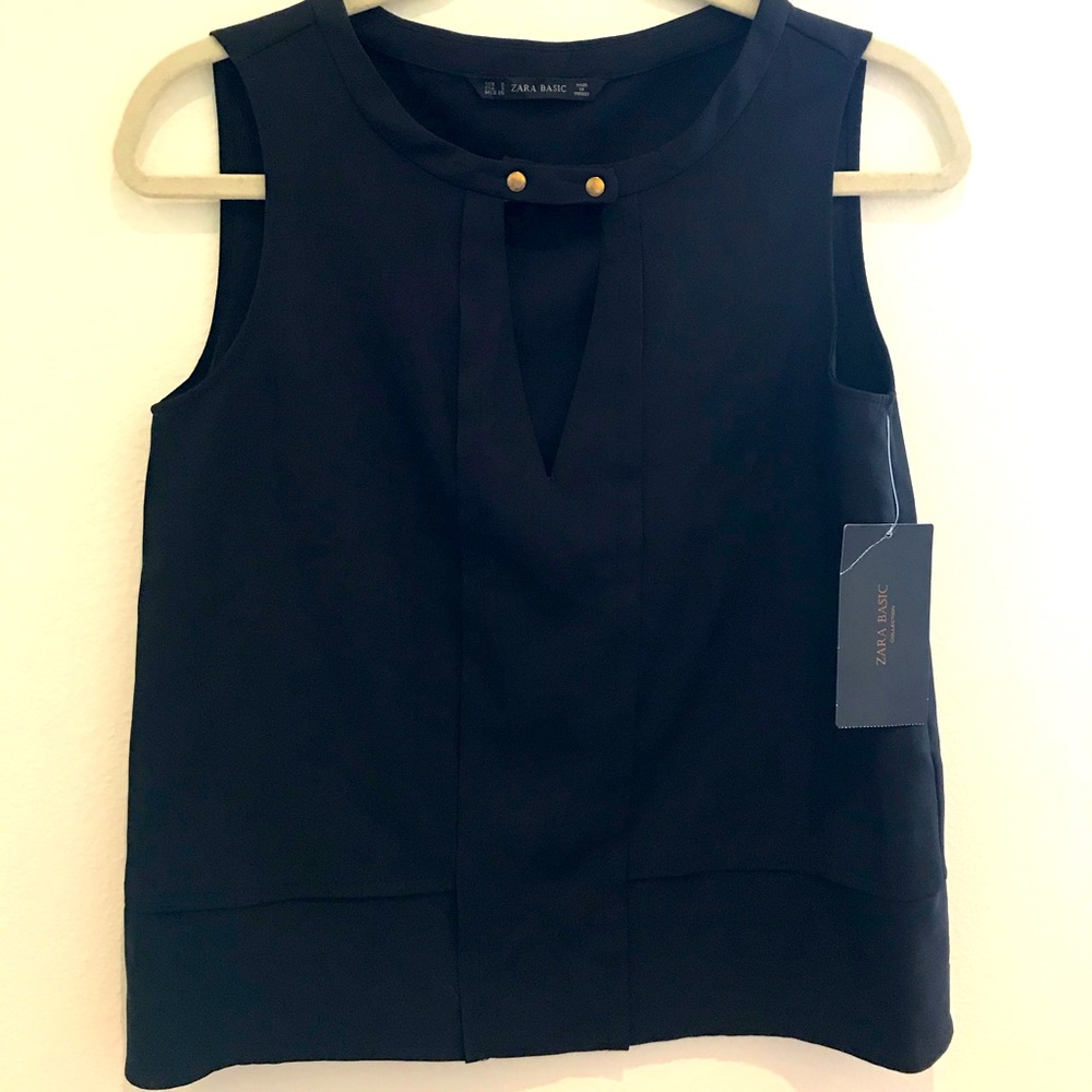 Zara, polyester top